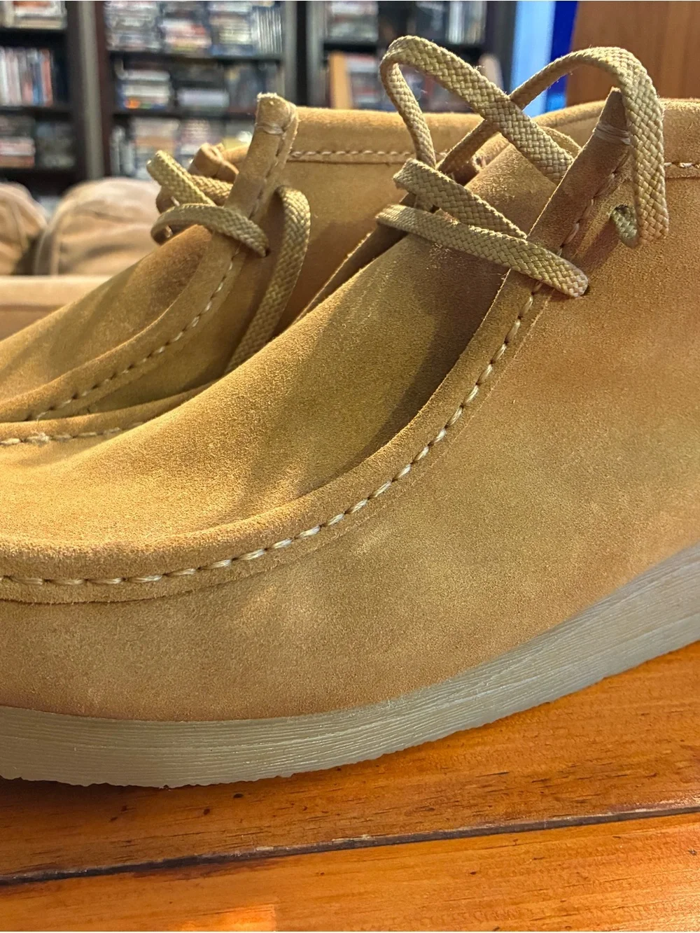 Clarks Men’s Tan Suede Chukka Boots